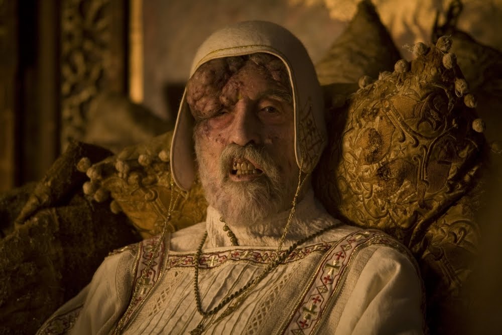 Christopher Lee notně namaskován